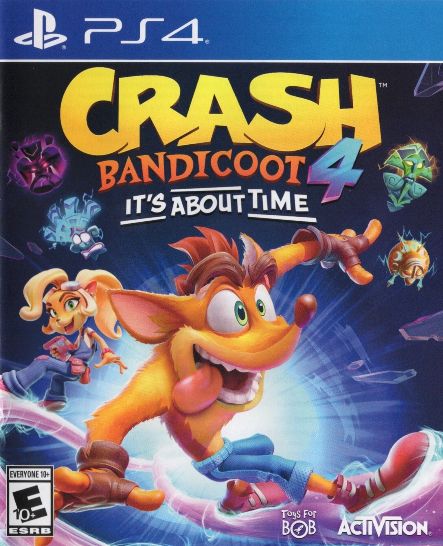 Crash Bandicoot 4 US box art PS4
